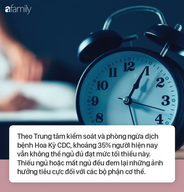  Người trưởng thành nên ngủ ít nhất 7 tiếng mỗi đêm nếu không những điều kinh khủng sẽ đến với toàn bộ cơ thể - Ảnh 1.